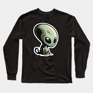 Cute Alien Long Sleeve T-Shirt